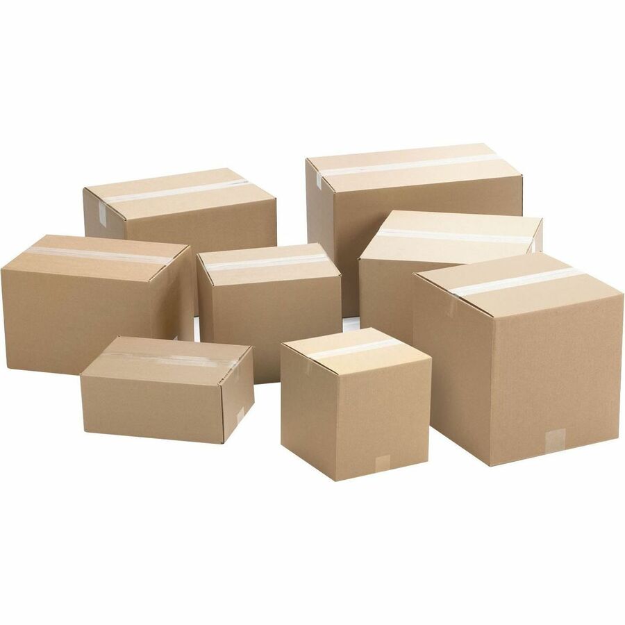 Crownhill Shipping Case - External Dimensions: 12" Length x 6" Width x 8" Height - 32 ECT - Corrugated - Brown Kraft - Recycled - For Shipping, Storage - 25 / Pack