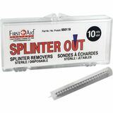 First Aid Central Splint Remover - Sterile - 10 / Pack