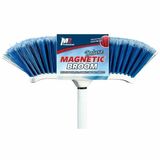 M2 Professional Venus Curved Magnetic Broom with 48" Metal Handle - Blue
