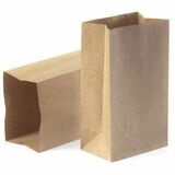 Sacs Frontenac SOS Kraft Brown Square Bottom Bag - KraftPak