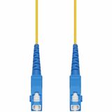 AddOn 61m SC to SC Yellow OS2 Simplex OFNP (Plenum-Rated) SMF Fiber Patch Cable