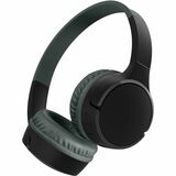 Belkin SoundForm Mini Headset - Stereo - Mini-phone (3.5mm) - Wired/Wireless - Bluetooth - 30 ft - On-ear, Over-the-head, Over-the-ear - Binaural - Circumaural - Black