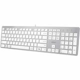 Clavier EasyTouch AKB-730UW - C&acirc;ble Connectivit&eacute; - USB Type C Interface - Fran&ccedil;ais (Canada) - Blanc Adesso