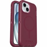 OtterBox Defender Series Pro Carrying Case (Holster) Apple iPhone 13, iPhone 14, iPhone 15, iPhone 16e Smartphone - Foxberry (Pink) - Shock Absorbing, Bump Resistant, Drop Resistant, Dust Resistant Port, Dirt Resistant Port - Polycarbonate, Thermoplastic Elastomer (TPE) Body - Textured - Holder - 6.24" (158.50 mm) Height x 3.32" (84.33 mm) Width x 0.57" (14.48 mm) Depth