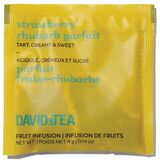 DAVIDsTEA Strawberry Rhubarb Parfait Fruit Infusion Tea - Herbal Tea - 25 / Box