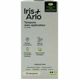 Iris + Arlo 100% Organic Cotton Applicator Tampons