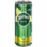 Canettes minces citron Perrier