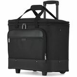 bugatti Core Carrying Case for 17" to 17.3" Notebook - Black - Polyester, Vegan Leather, 1680D Polyester Body - Telescoping Handle - 17.25" (438.15 mm) Height x 18.25" (463.55 mm) Width x 11" (279.40 mm) Depth - Unisex