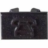 Ortronics Jack Marker,Voice,Blk, Qty100 - Black - 100 Pack (40300100)