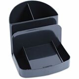 Universal+Deluxe+Message+Center%2C+6+Compartments%2C+Plastic%2C+5.5+x+6.75+x+5%2C+Black