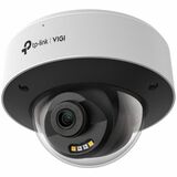 TP Link VIGI INSIGHT S245(2.8mm) - VIGI 4MP Full-Color Dome Network Camera - VIGI 4MP Full-Color Dome Network Camera SPEC: 4MP, 2.8mm Fixed Lens, 1/2.7" Progressive Scan CMOS, H.265+/H.265/H.264+/H.264, IR/White LED, 25fps/30fps (2688 Ã 1520), IP67, IK10, PoE/DC 12V,120dB WDR, Built-in Mic/Speaker, micro-SD Slot (up to 512GB) FEATURE: Full-Color and IR Night Vision (Up to 30 m), Smart Detection (Human &Vehicle Classification), People & Vehicle Analytics, SmartVid (Smart IR, 3D DNR, BLC), ON