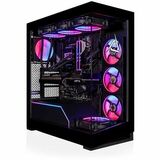 CLX Horus TGMHORRTU4B03BM Gaming Desktop Computer - AMD Ryzen 7 9800X3D - 64 GB - 4 TB HDD - 2 TB SSD - Mid-tower - Black