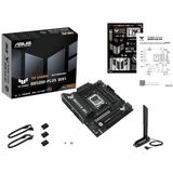 TUF B850M-PLUS WIFI Gaming Desktop Motherboard - AMD B850 Chipset - Socket AM5 - Micro ATX - Ryzen 7, Ryzen 8, Ryzen 9 Processor Supported - 192 GB DDR5 SDRAM Maximum RAM - DIMM, UDIMM - 4 x Memory Slots - Gigabit Ethernet - 2.5Gigabit Ethernet - IEEE 802.11ax - HDMI - DisplayPort - 4 x SATA Interfaces