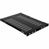 IOGEAR Adjustable Depth Heavy Duty Fixed Rack Shelf - Vented - For Equipment Rack, Data Center, Server - 1U Rack Height38.30" (972.82 mm) Rack Depth - Rack-mountable - Steel, Metal - 330 lb (149685.48 g) Maximum Weight Capacity 