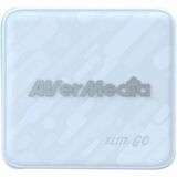 AVerMedia Elite Go GC313Pro Charging/Video Transmission Device - 2.44" (62 mm) Height x 2.60" (66 mm) Width x 1.44" (36.60 mm) Depth - White