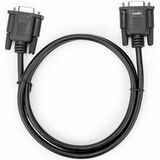 Image of Rocstor 3.2ft Black DB9 RS232 Serial Null Modem Cable F/F