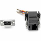 Image of Rocstor DB9 to RJ45 Modular Serial Adapter - Black