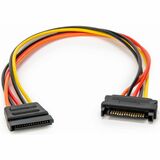 Image of Rocstor 12in 15 Pin SATA Power Extension Cable