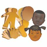 Roylco Human Paper Shapes Kit