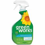 Green Works Bathroom Cleaner - For Multipurpose - Spray - Disinfectant, Phosphate-free, Dye-free, Bleach-free Spray - 1 / Each