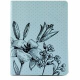 Hilroy Journal - 192 Pages - Case Bound - Ruled Front Ruling - 80 g/m Grammage - 8" x 6" x 0.75" - Blue Lily Polyurethane Cover - Durable, Flexible Cover, Note Section, Page Marker, Sturdy