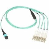 Dell Networking Cable MPO to 4xLC Copper Breakout Cable Multi Mode Fiber OM4 5 Meter - 16.40 ft...