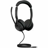 Jabra Evolve2 50 Headset - Microsoft Teams Certification - Stereo - USB Type C, USB Type A - Wired/Wireless - Bluetooth - 98.4 ft (30 m) - 20 Hz to 20 kHz - On-ear - Binaural - Supra-aural - 5.6 ft (1.70 m) Cable - MEMS Technology, Noise Cancelling Microphone - Noise Canceling