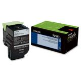 Lexmark Unison 701K Original Standard Yield Laser Toner Cartridge - Black - 1 Each - 1000 Pages