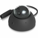 Ubiquiti UniFi 8 Megapixel 4K Network Camera - Color - Dome - Black - 131.23 ft (40 m) Infrared Night Vision - 3840 x 2160 Fixed Lens - 30 fps - Ceiling Mount, Pendant Mount, Wall Mount, Junction Box Mount, Surface Mount - IK10 - IP66 - Weather Proof, Vandal Proof, Tamper Proof - Audio Support - Face Detection, Smart Object Detection, Vehicle Detection, Built-in Microphone, White Balance, 2D Digital Noise Reduction (2DNR), 3D Digital Noise Reduction, Noise Reduction, Built-in IR LED, Factor