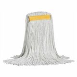 M2 Professional SynRay Cut-End Wet Mop - Narrow Band - Bagged - 20 oz - Cut Ends, Narrow Headband, Mold Resistant, Mildew Resistant, Absorbent, 4-ply, Wear Resistant, Durable - Rayon, Fiber, Yarn - 1.25 lb (566.99 g) - 1 / Each