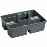 M2 Professional Large Maid Caddy - Large - Durable, Lightweight, Portable, Impact Resistant, Handle, Easy to Clean - Plastic - Gray - 1 / Each