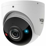TP Link VIGI INSIGHT S485PI - VIGI 8MP IR Panoramic Turret Network Camera - 65.62 ft (20 m) Infrared Night Vision - H.265+, H.265, H.264, H.264+, H.264H, H.265M - 3840 x 2160 - 1.7 mm (0.06") Fixed Lens - 30 fps - CMOS - Fast Ethernet - Ceiling Mount, Wall Mount - IK10 - IP67 - Water Proof, Weather Proof, Vandal Proof - Audio Support - Alarm Triggering, Vehicle Detection, Human Detection, Wide Dynamic Range, 3D Digital Noise Reduction, Noise Reduction, White Balance, Built-in Microphone, Da