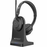 Spracht Blues Combo BC1022 Headset - Microsoft Teams Certification - Stereo - USB - Wired/Wireless - Bluetooth - 33 ft (10.06 m) - Over-the-head, Over-the-ear - Binaural - Noise Cancelling Microphone - Black