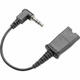 Poly Mini-phone/Quick Disconnect Audio Cable - 5.9" (150 mm) Mini-phone/Quick Disconnect Audio Cable for Audio Device - 1 / Each