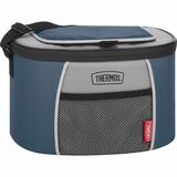 Thermos Ice Box - 6 Can Support - Black, Dusty Blue - Polyester - Foam Insulation