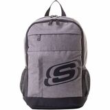 Skechers Central Carrying Case (Backpack) Notebook - Gray - Shoulder Strap - 1 Each