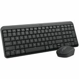 Logitech MK250 Keyboard & Mouse - Wireless Bluetooth Keyboard - Graphite - Wireless Bluetooth Mouse - Optical - 1000 dpi - 3 Button - Scroll Wheel - Graphite - On/Off Switch Hot Key(s) - Symmetrical - AAA, AA - Compatible with PC, Mac