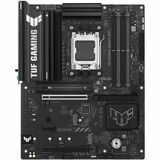TUF GAMING B850-E WIFI Gaming Desktop Motherboard - AMD B850 Chipset - Socket AM5 - ATX - Ryzen 7, Ryzen 8, Ryzen 9 Processor Supported - 256 GB DDR5 SDRAM Maximum RAM - DIMM, UDIMM - 4 x Memory Slots - Gigabit Ethernet - 2.5Gigabit Ethernet - IEEE 802.11ax - HDMI - DisplayPort - 4 x SATA Interfaces