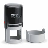 Derome 46050 Printy - Text Stamp - 10 Line(s) - 1.97" (50 mm) Impression Diameter - Round - 1 Each