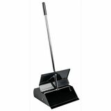 M2 Professional Metal Lobby Dustpan with Lid - Metal Handle - Metal - 1 / Each