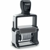 Derome Trodat Self-Inking Stamp - Date Stamp - 1.73" (44 mm) Impression Width x 2.56" (65 mm) Impression Length - 1 Each