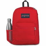 Jansport Cross Town Plus Carrying Case (Backpack) for 15" Notebook - Red Tape - Polyester Body - Shoulder Strap - 16.54" (420 mm) Height x 12.60" (320 mm) Width x 5.71" (145 mm) Depth - Medium Size - 26 L Volume Capacity