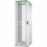 APC NetShelter SX Server Rack Gen 2, 52U, 2436H x 750W x 1200D mm, w/ Sides, White [TAA]