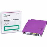HPE Storage LTO-10 Ultrium 75TB WORM Custom Labeled 20 Data Cartridges with Cases - LTO-10 - Rewritable - 15104 Tracks - 30 TB (Native) / 75 TB (Compressed) - 3395.7 ft (1035 m) Tape Length - 419.43 MB/s Native Data Transfer Rate - 20 Pack - Purple