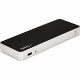 StarTech.com Docking Station - for Notebook/Monitor - USB Type C - 2.0 Displays Supported - 6 x USB Ports - 5.0 x USB 3.0 - 1.0 x USB Type-C Ports - USB Type-C - 2 x HDMI Ports - Yes - Yes - Black - Wired - Windows - Type-C Up to 60W