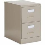 Global 2 Drawer Vertical File, Legal - 18.1" (459.74 mm) Width x 26.5" (673.10 mm) Depth x 29" (736.60 mm) Height - 2 x Drawer(s) for File - Legal - Vertical - Pull-out Drawer, Thumb Latch, Security Lock, Pull Handle - Nevada