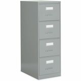Global 2600 Series 4 Drawer Vertical File, Legal (26-451) - 18.1" (459.74 mm) Width x 26.5" (673.10 mm) Depth x 52" (1320.80 mm) Height - 4 x Drawer(s) for File - Legal, Letter - Vertical - Thumb Latch, Full Drawer Extension, Ball-bearing Suspension, Pull-out Drawer, Label Holder, Lockable, Built-in Handle - Nevada - Metal
