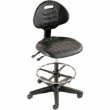 Global Industrial Chair - Acrylic Seat - Black - 1 Each