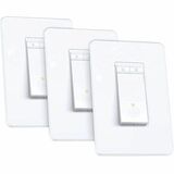 Kasa Smart Wi-Fi Light Switch, Dimmer - Light Control - Alexa, Google Assistant Supported - 120 V AC, 230 V AC - 150 W, 300 W, 150 W - White
