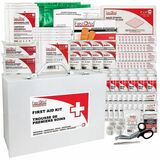 Federal First Aid Kit - Type C (6+ Employees), Metal Case - 453 x Piece(s) - Metal Case - 1 Each